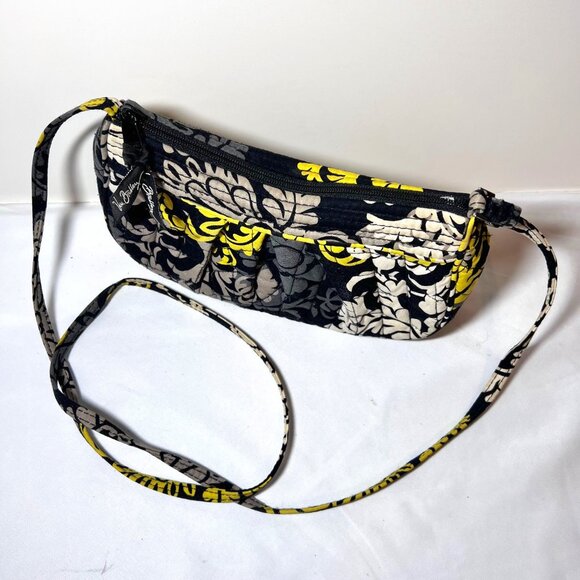 Vera Bradley (Retired) Baroque Small Purse-Black/Gold-Cloth-Pleated - Picture 10 of 15